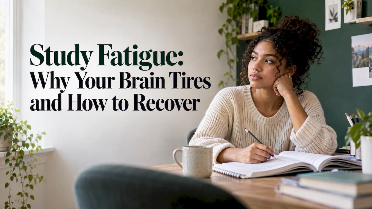 Study Fatigue: Why Your Brain Tires and How to Recover
