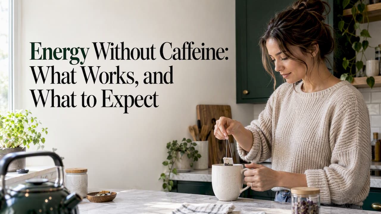 Energy Without Caffeine: What Works, and What to Expect
